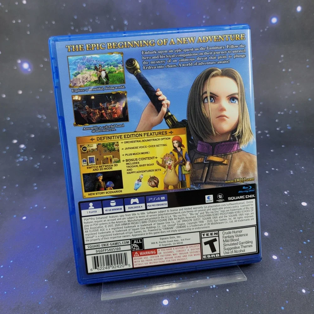 Dragon Quest XI S Echoes of an Elusive Age Definitive Edition Playstation 4 K